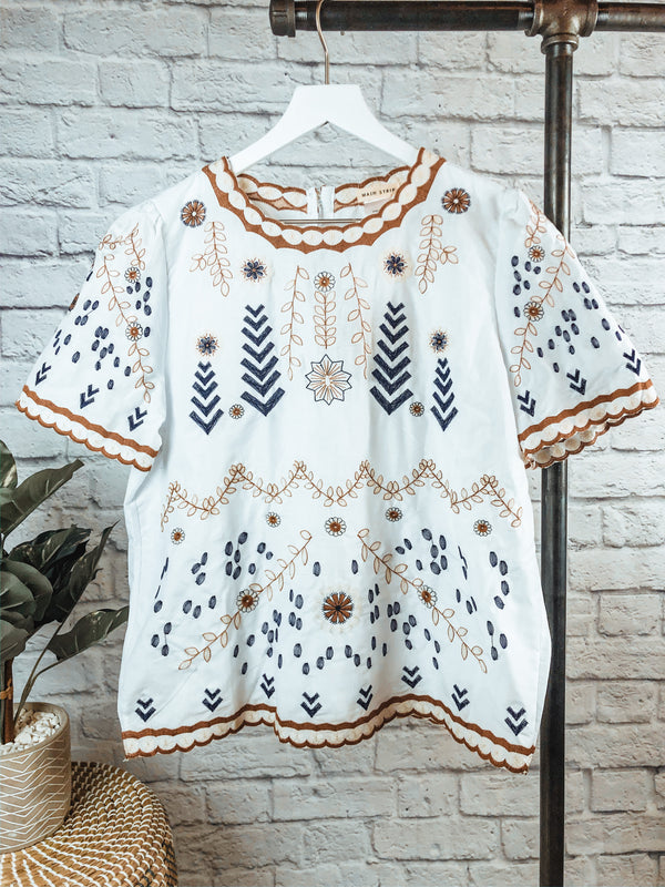 The Wildflower Peasant Top